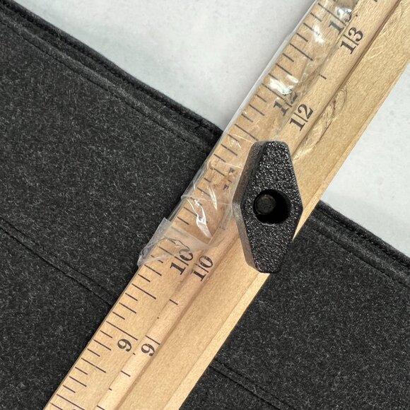 Spanx Super Smooth Pants Women's 27x26* Ponte Flare Crop Front Seam Black Tag M - Picture 15 of 16